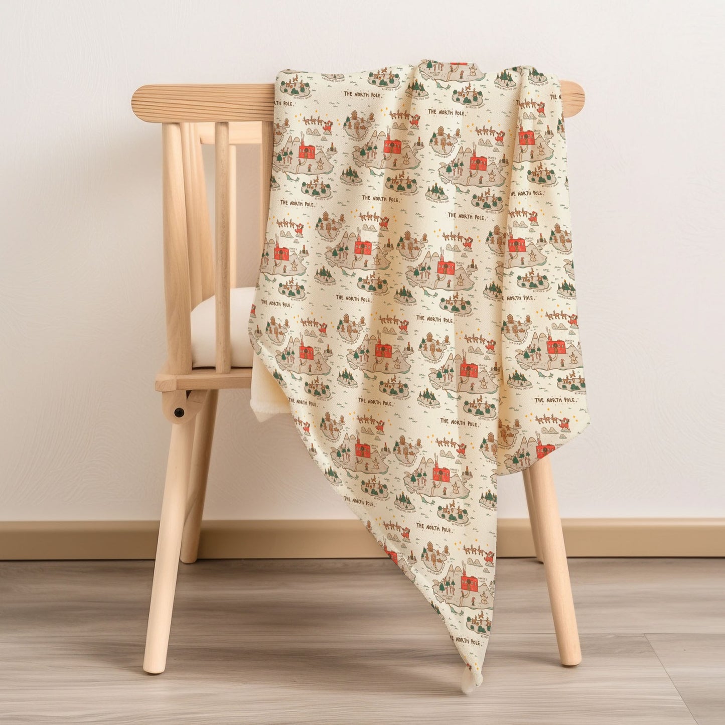 North Pole Child & Baby Snuggle Blanket