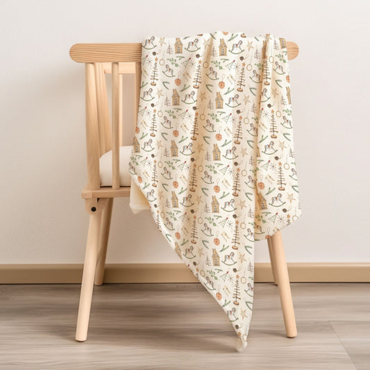 Scandi Christmas Child & Baby Snuggle Blanket