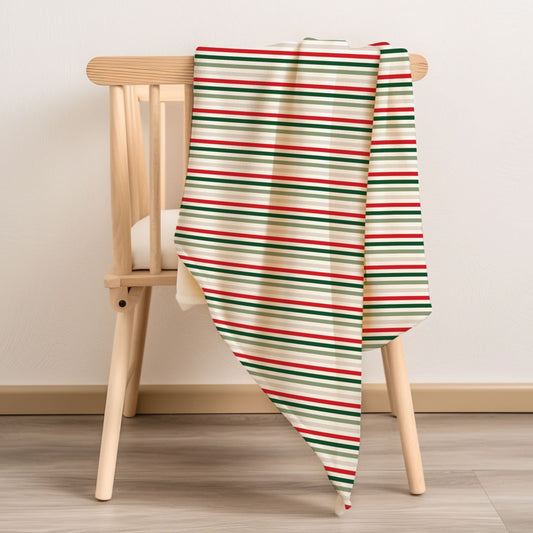 Christmas Stripes Child & Baby Snuggle Blanket