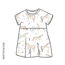 Load image into Gallery viewer, Unicorn Dream T-Shirt Dress
