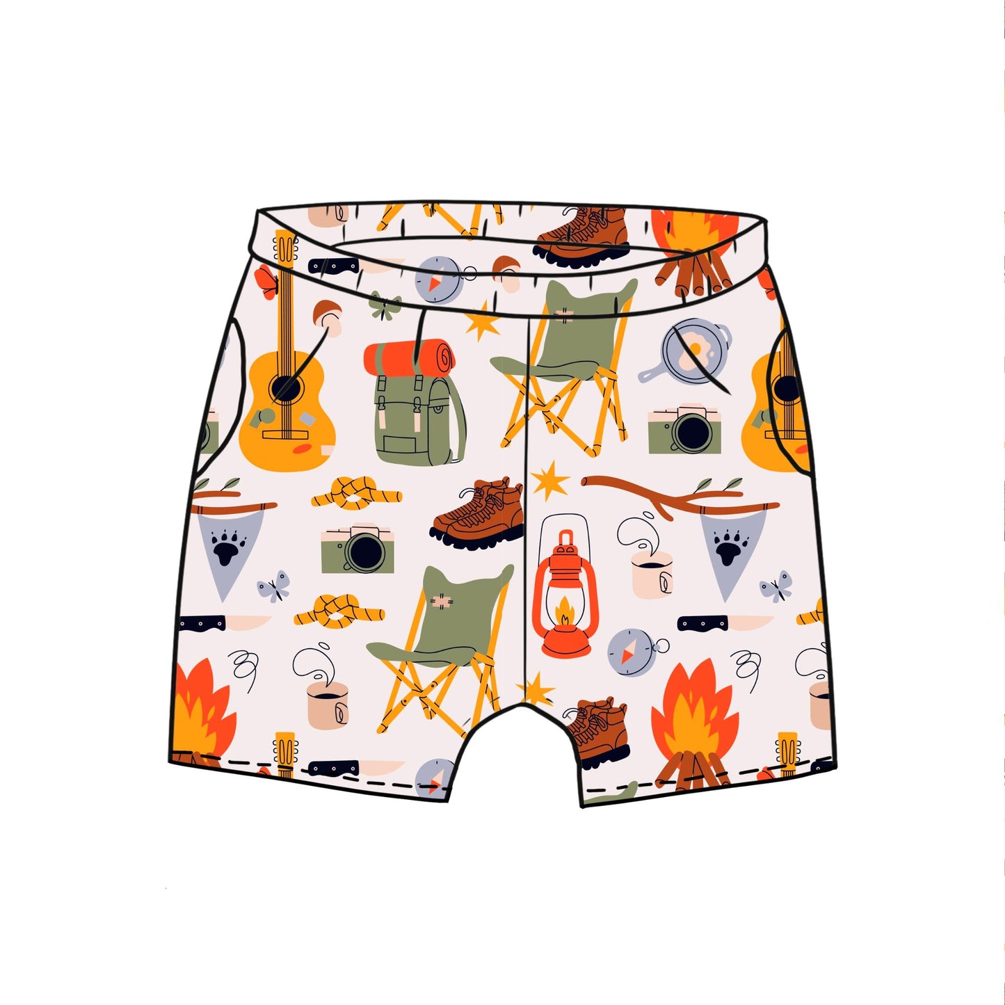 Camping Toddler & Child Pocket Shorts