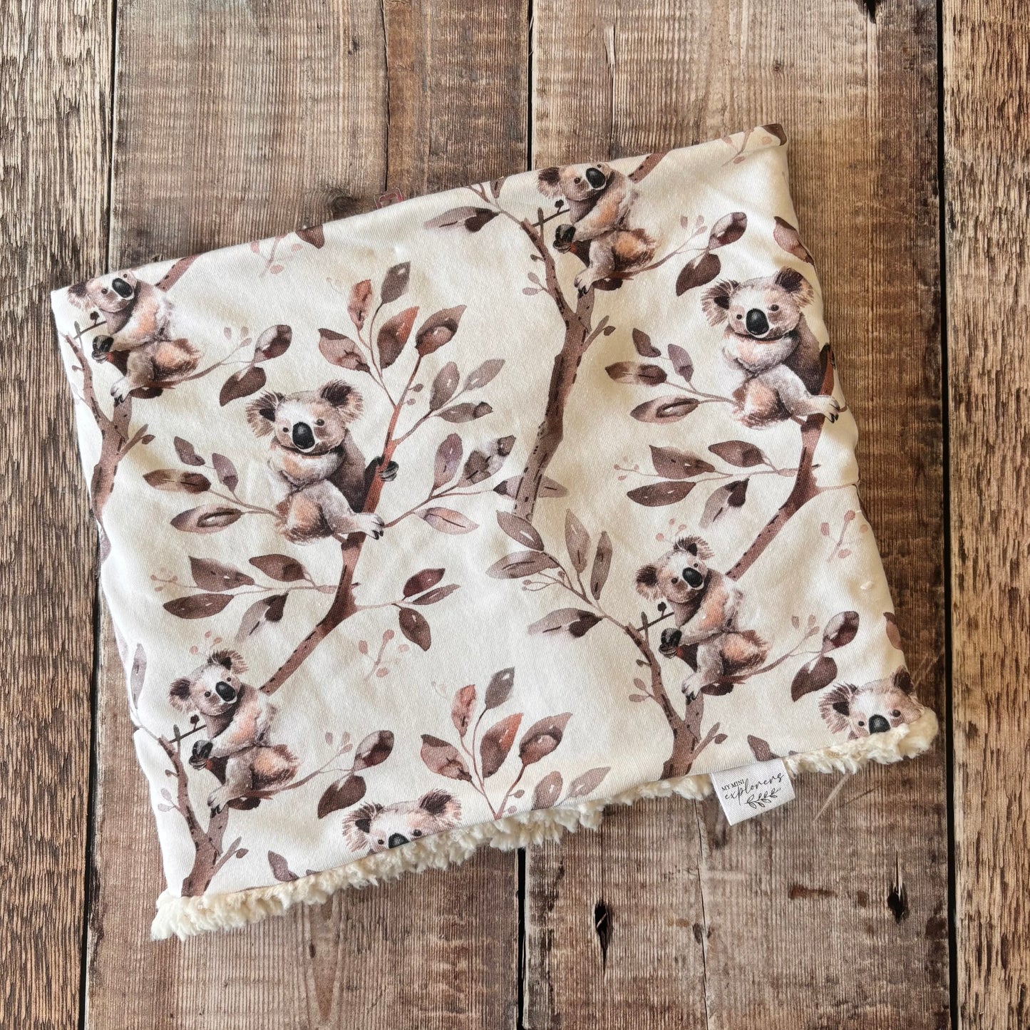 Koalas Snood 1-4 years (sherpa fleece inside)