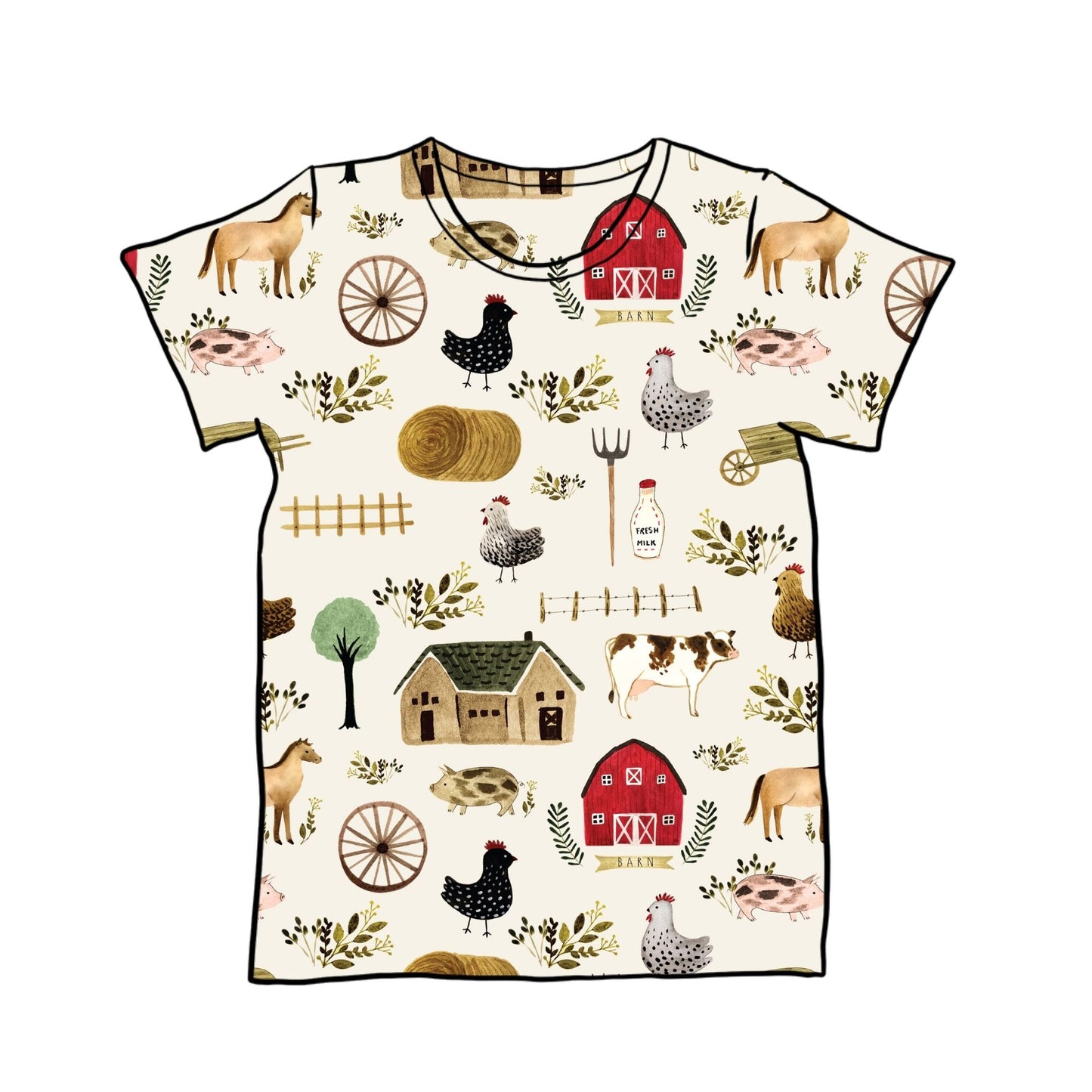 Farming Child & Baby T-Shirt - Short or Long Sleeve