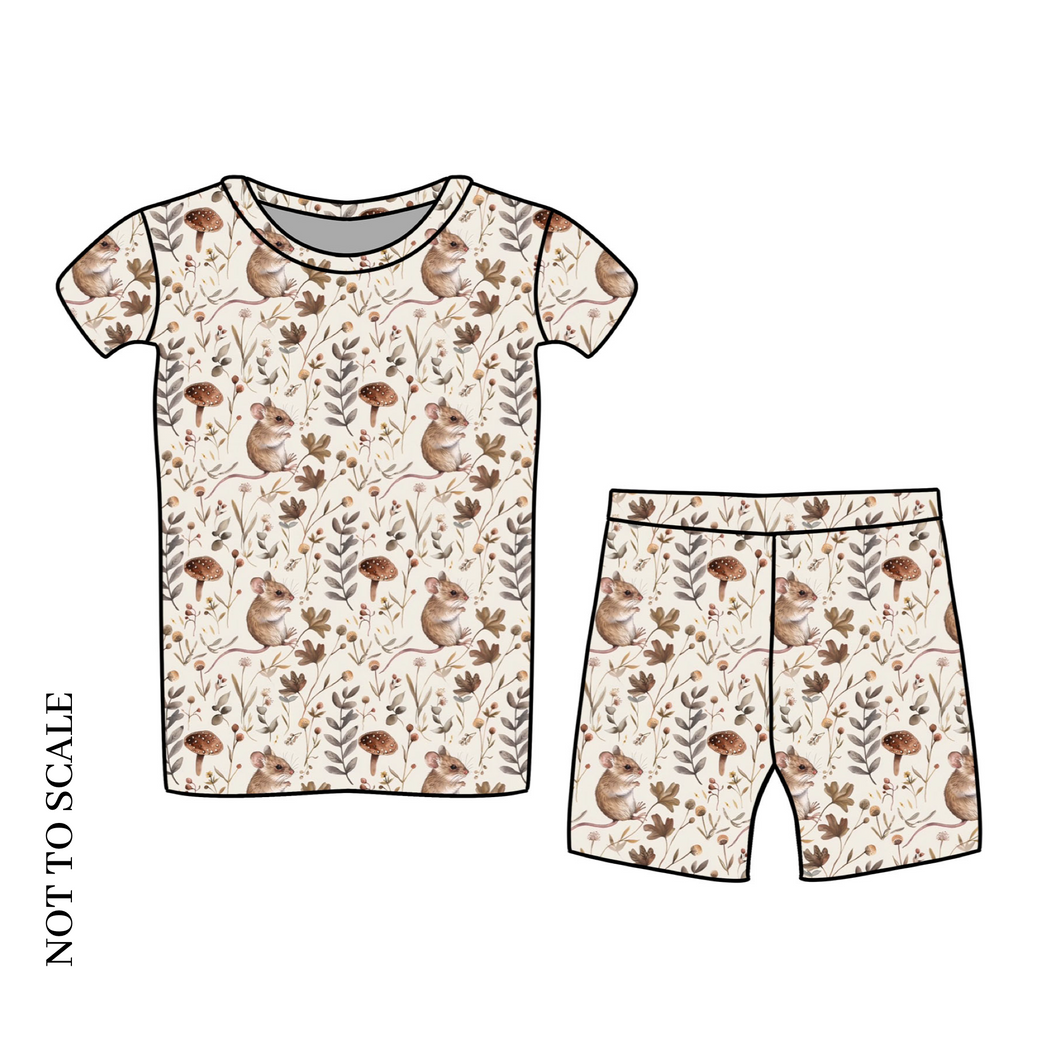 Harvest Mouse Shorts Lounge Set