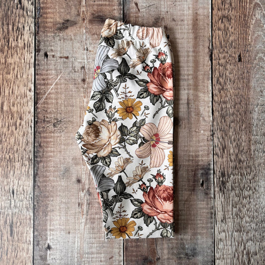 Vintage Flowers Leggings 5-6 years