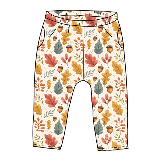 Acorns and Leaves Toddler & Child Pocket Trousers