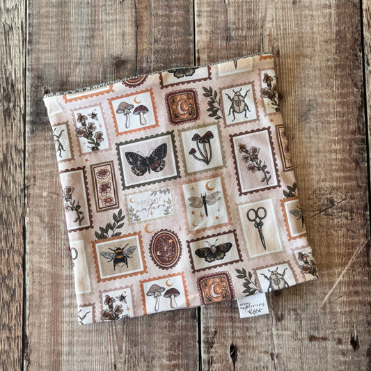 Botany Stamps Snood 1-4 years (grey knit inside)