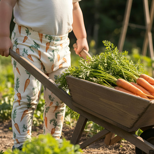 Leafy Carrots Toddler & Child Leggings
