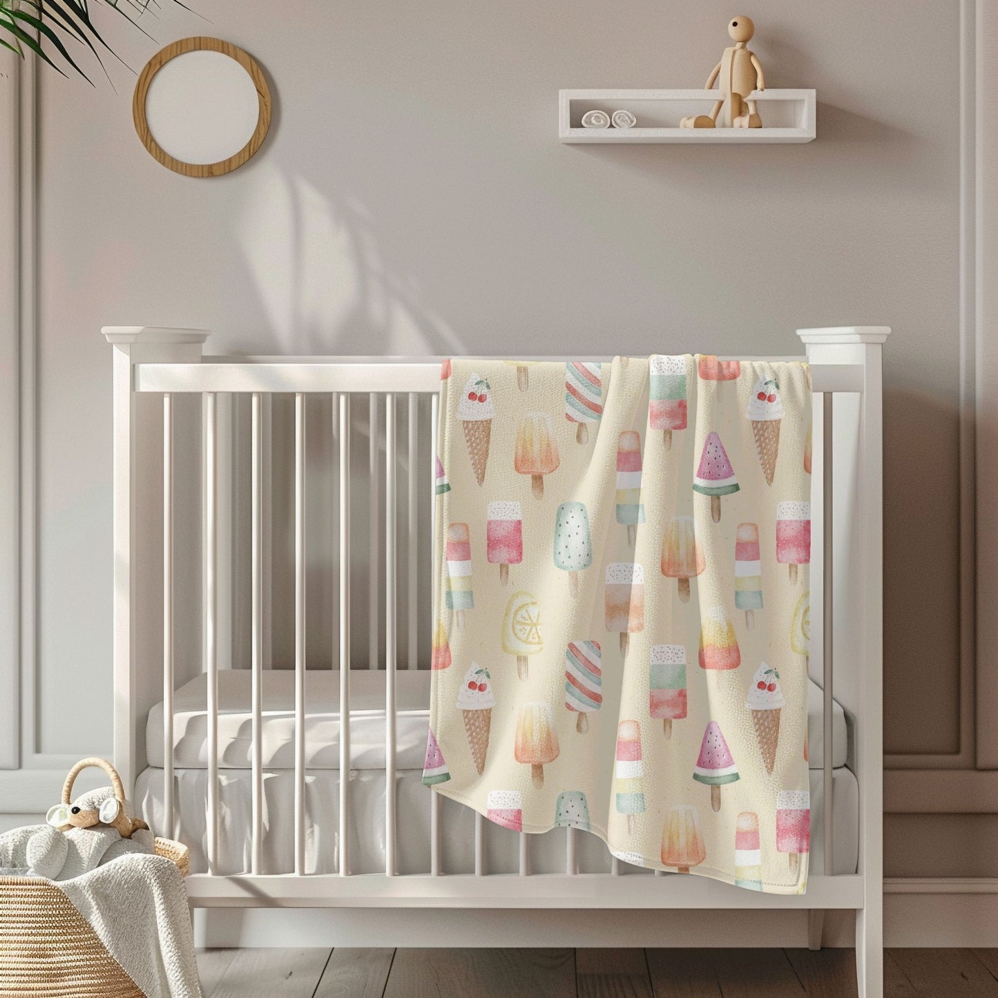 Ice Creams Toddler & Child Sherpa Blanket