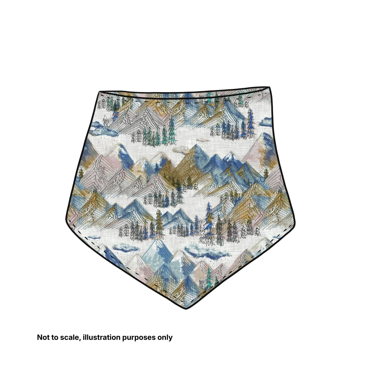 Matching Dribble Bib - Pick your print
