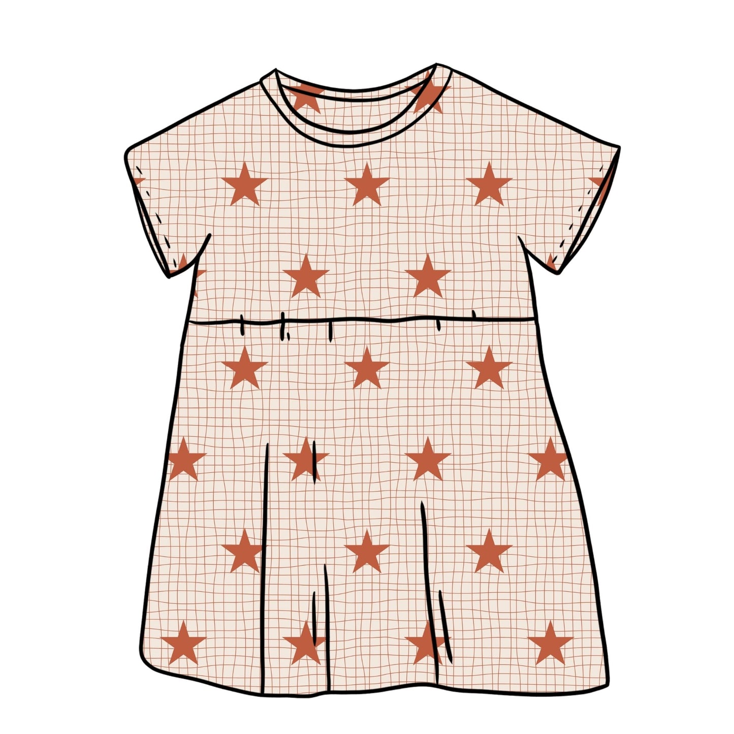 Superstars Child & Baby Sleeved Dress - 3 options