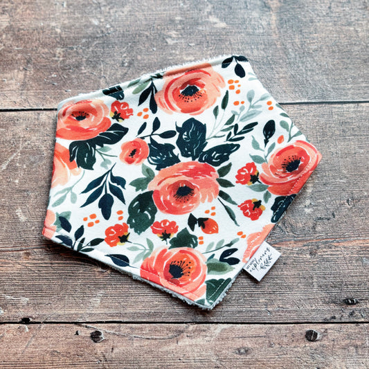 Roses Dribble Bib
