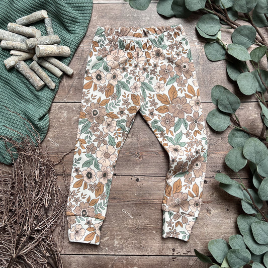 Folk Floral Leggings 5-6 years