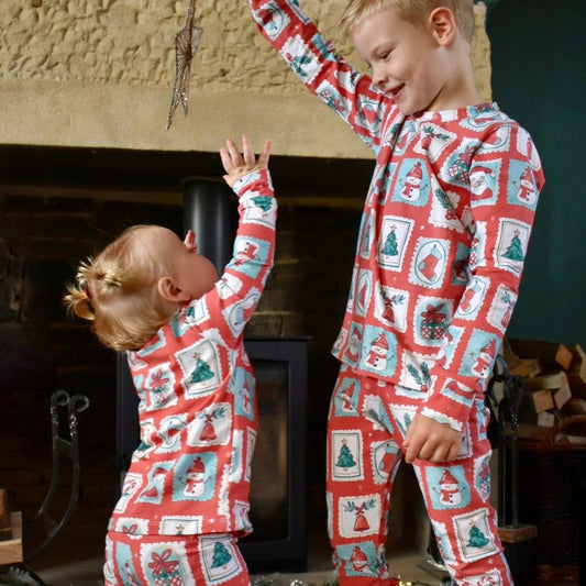 Christmas Stamps Child & Baby Long Sleeve T-Shirt