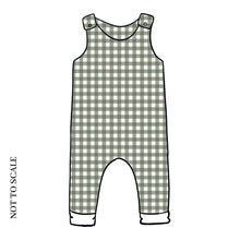 Load image into Gallery viewer, Forest Gingham Romper
