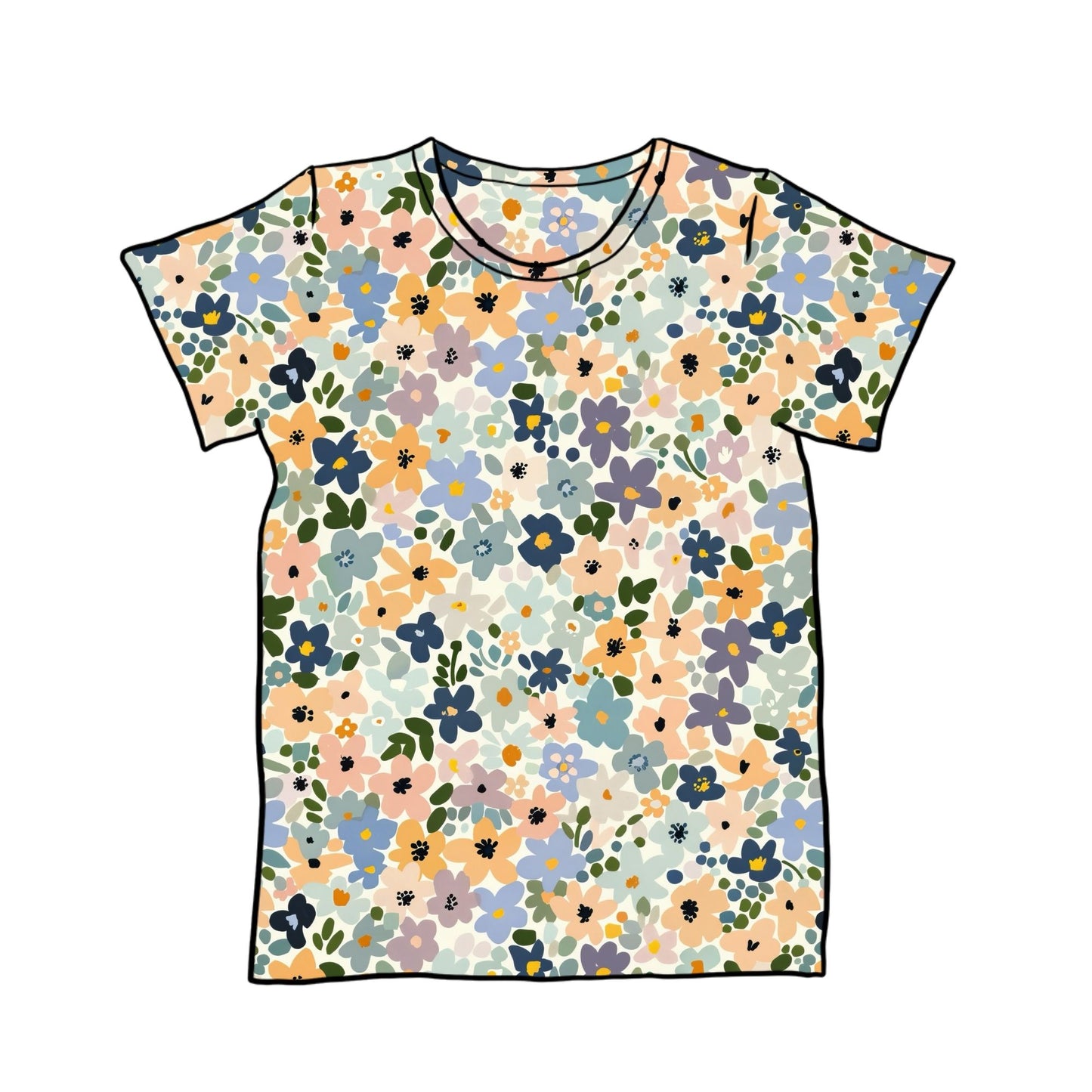 Wildflower Confetti Child & Baby T-Shirt - Short or Long Sleeve