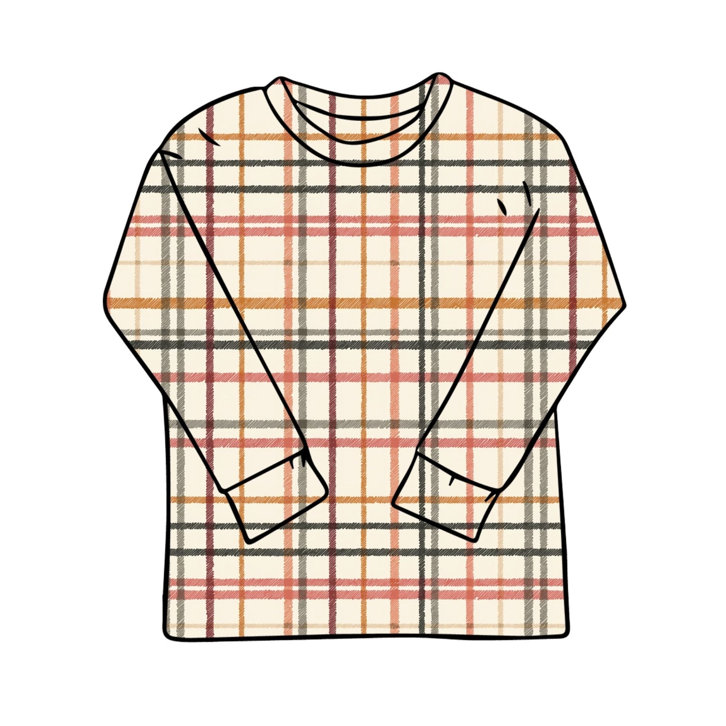 Rustic Plaid Child & Baby T-Shirt - Short or Long Sleeve