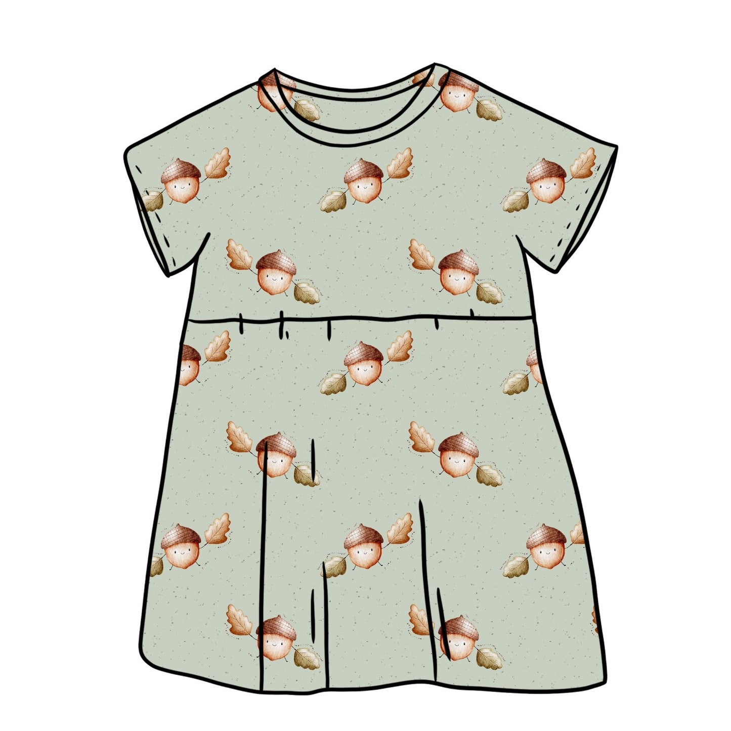Happy Acorns Child & Baby Sleeved Dress - 3 options