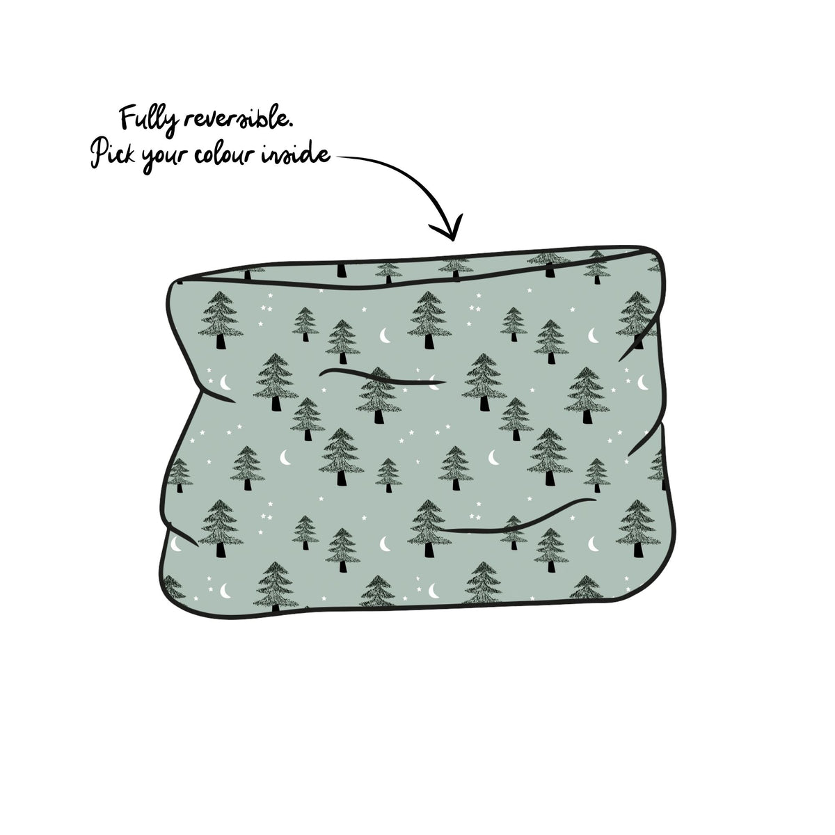 Winter Forest Toddler & Child Snood