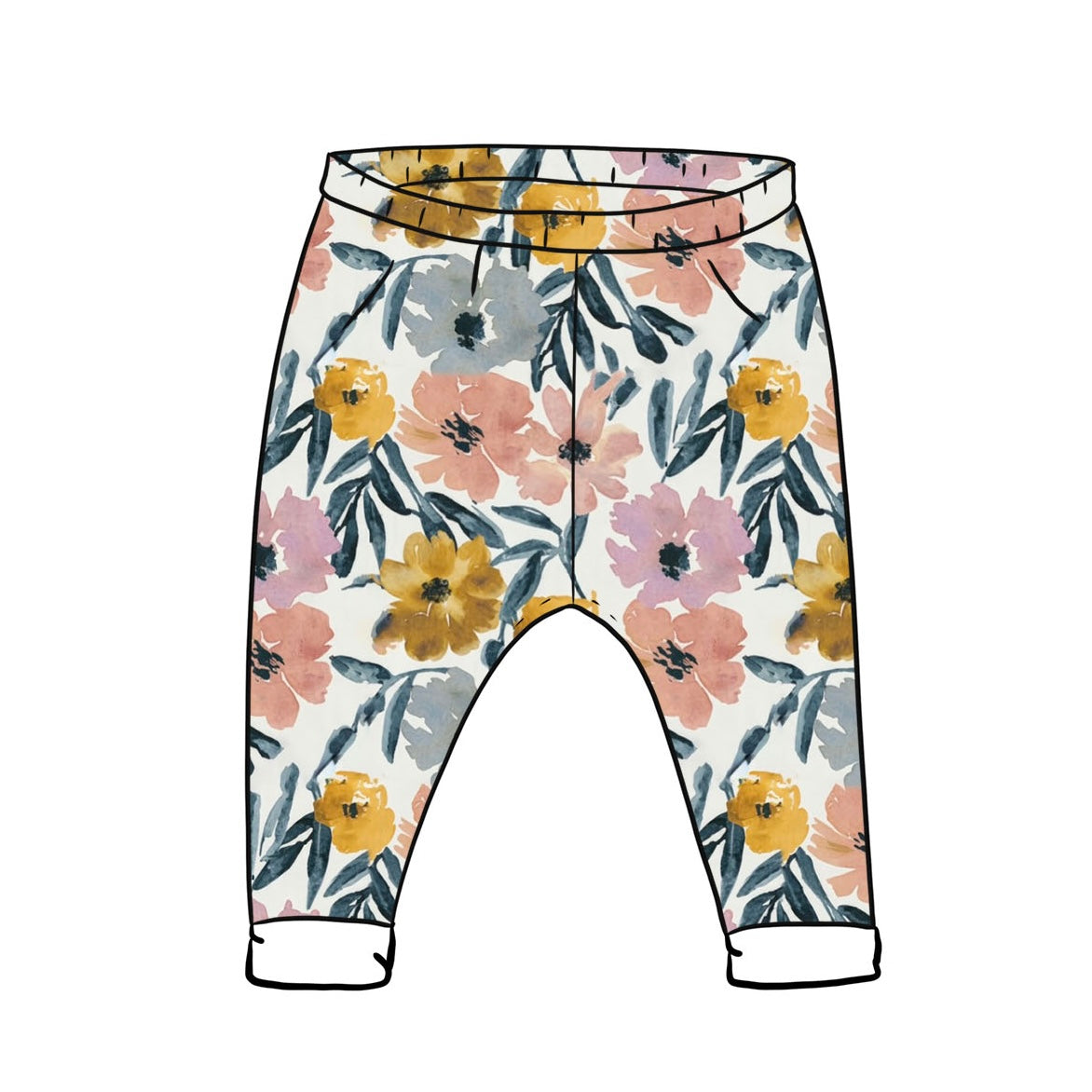 Sunny Blooms Leggings