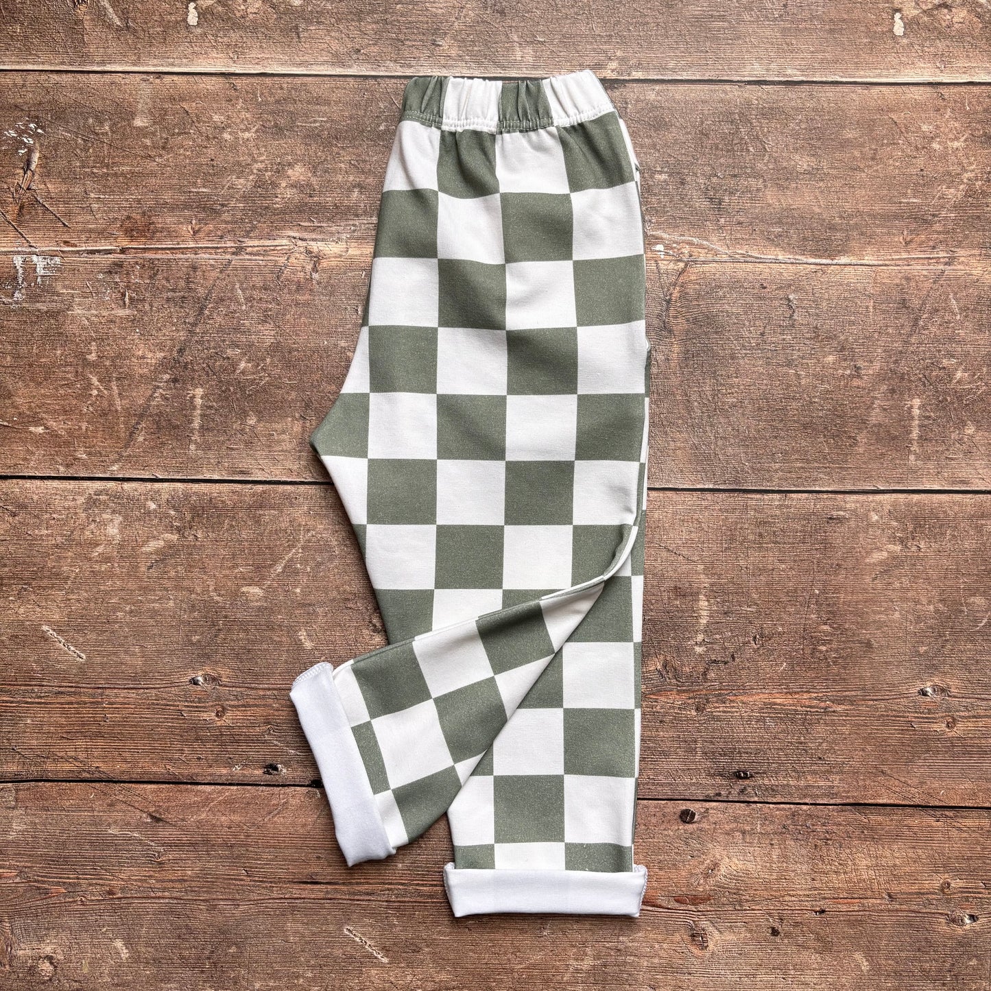 Chequerboard Toddler & Child Pocket Trousers