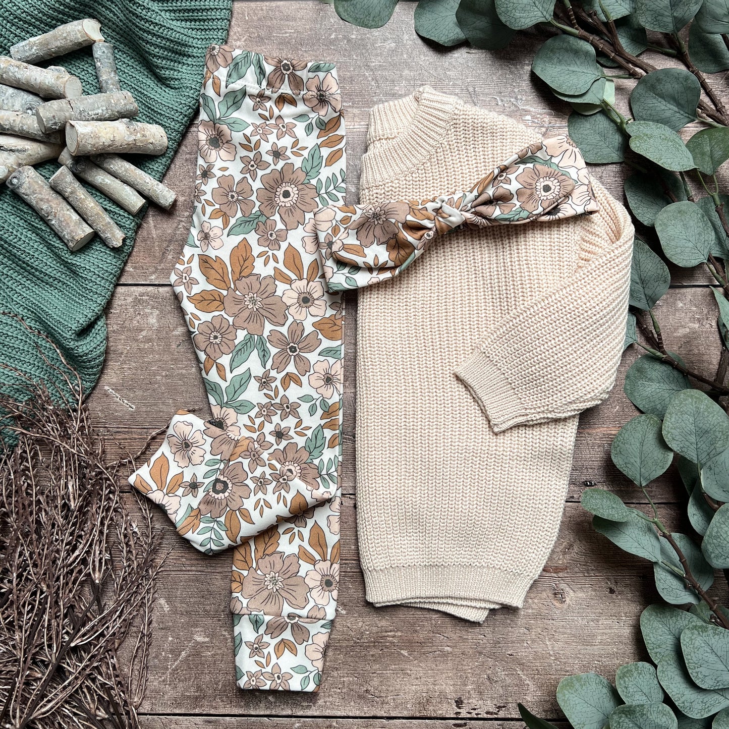 Folk Floral Leggings