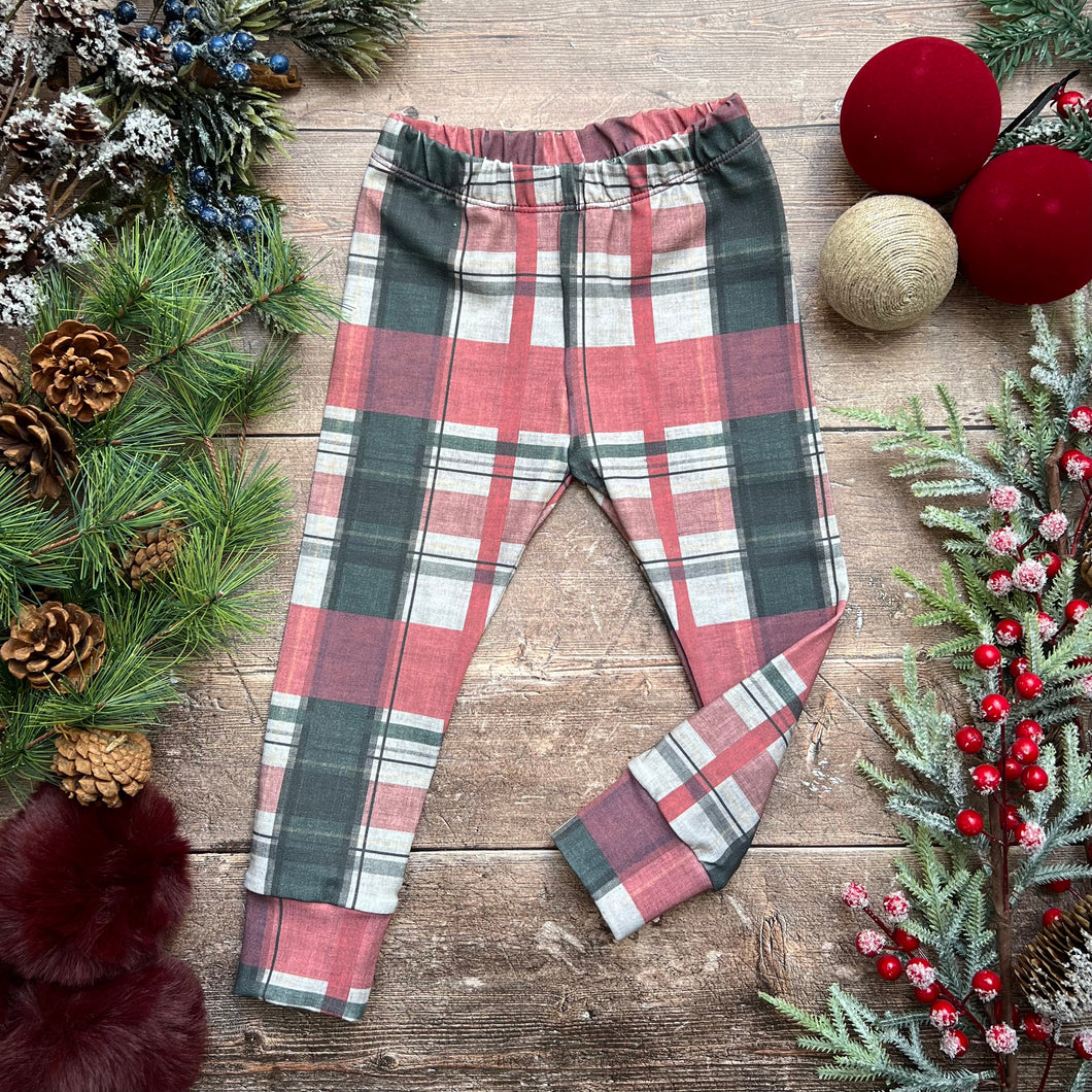 Christmas Tartan Leggings 18-24m