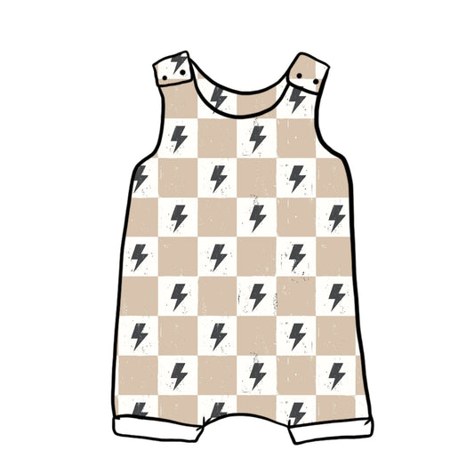 Lightning Chequers Child & Baby Short Romper