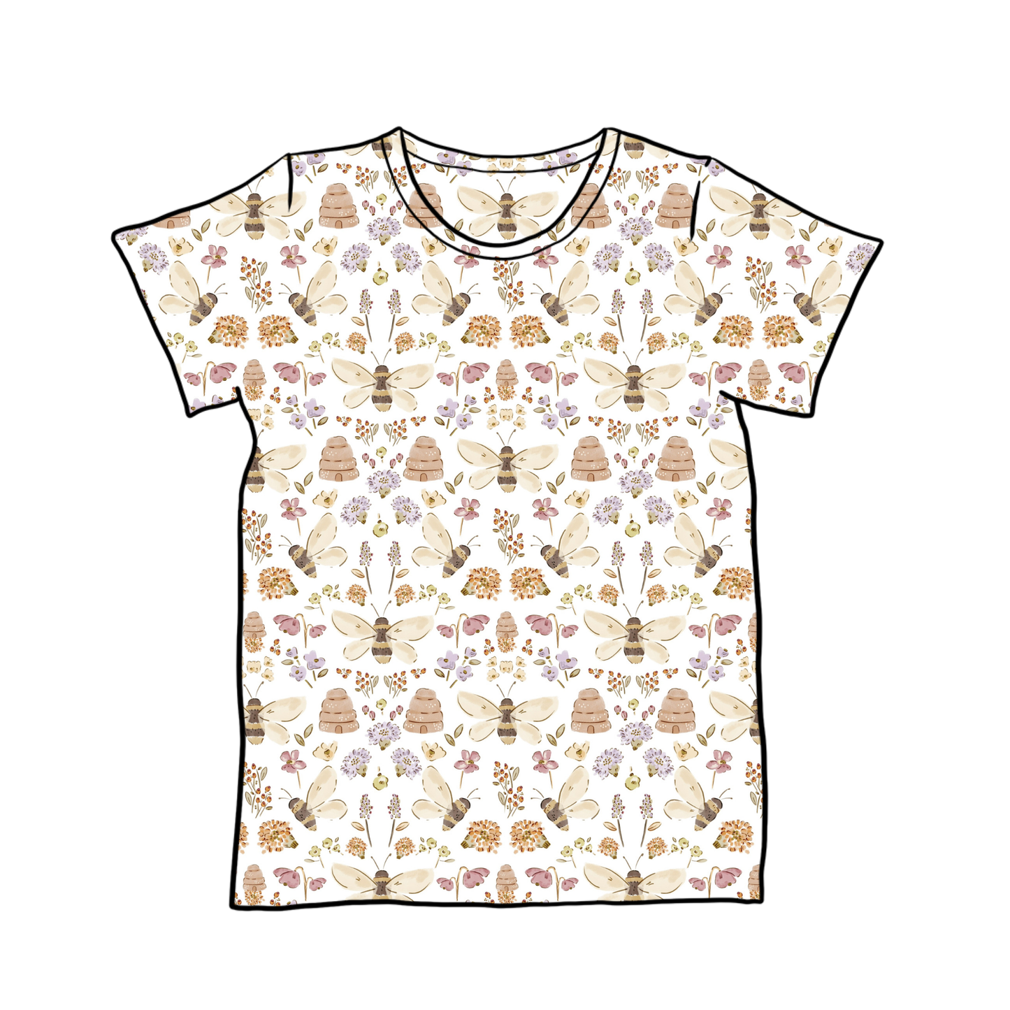 Honey Bee Child & Baby T-Shirt - Short or Long Sleeve
