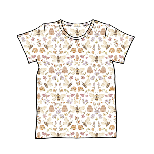 Honey Bee Child & Baby T-Shirt - Short or Long Sleeve