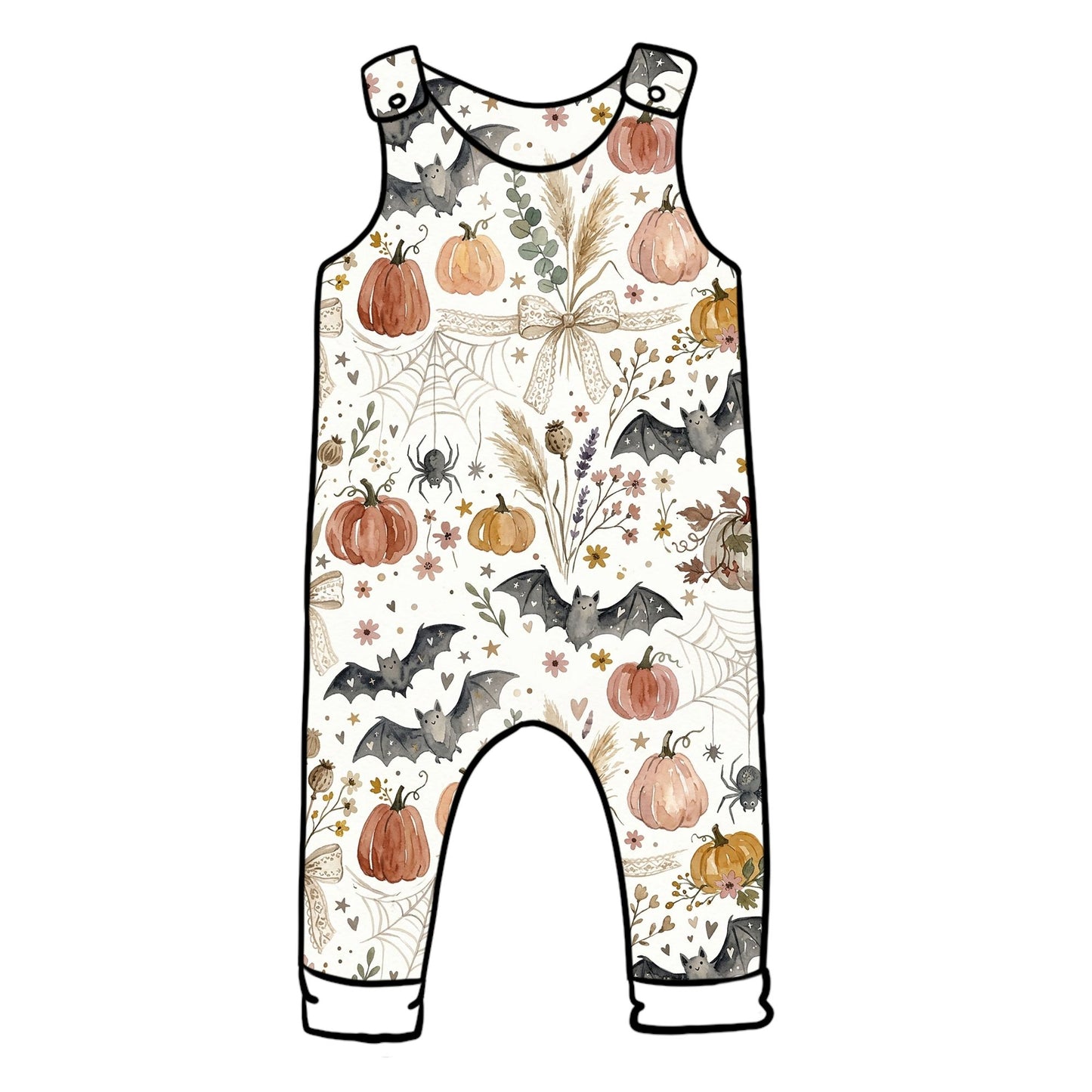 Boho Halloween Child & Baby Full Length Romper