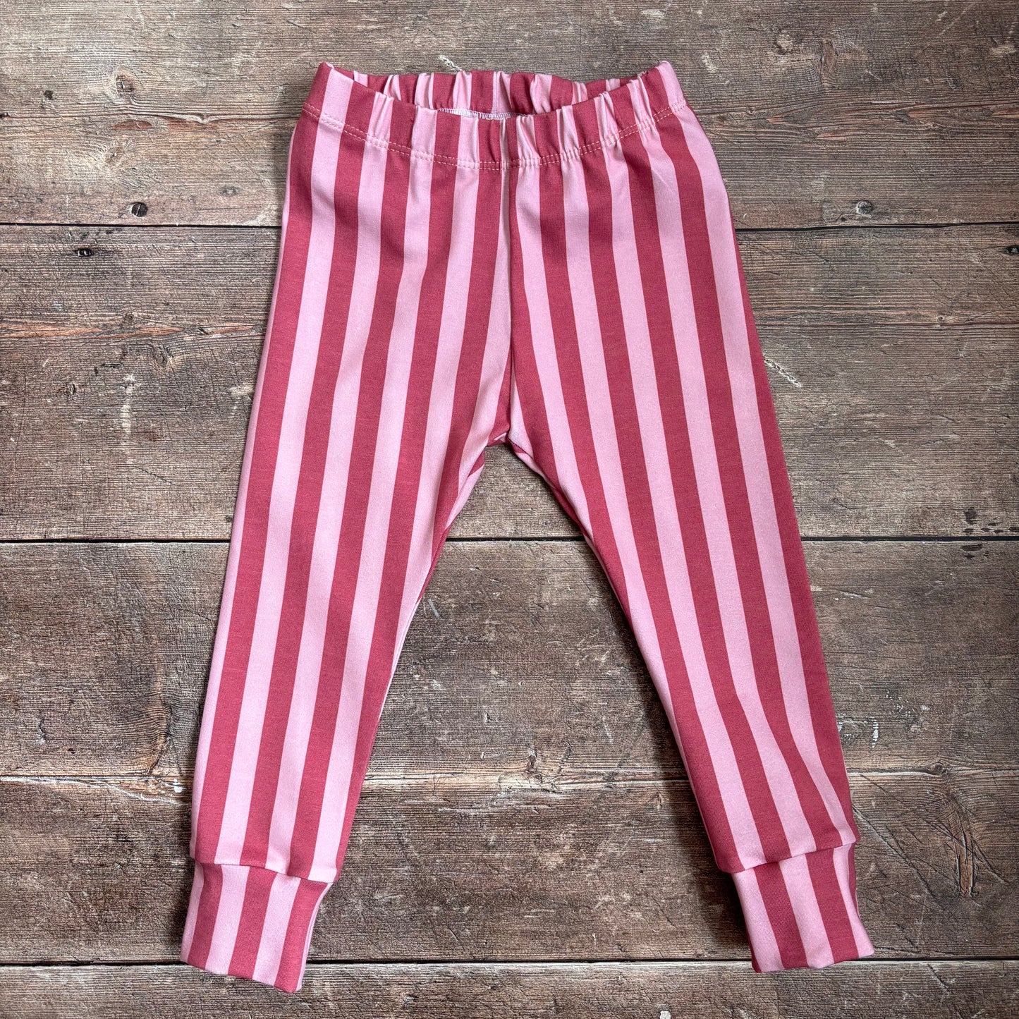Pink Stripes Leggings 18-24m