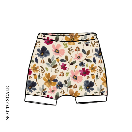 Wild Floral Rolled Shorts