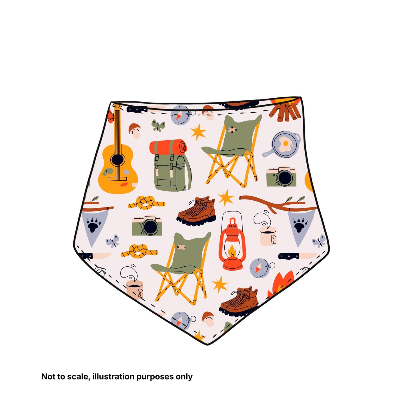 Matching Dribble Bib - Pick your print