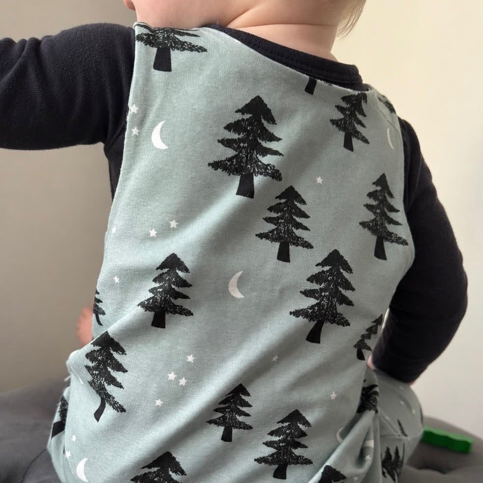 Winter Forest Child & Baby Full Length Romper