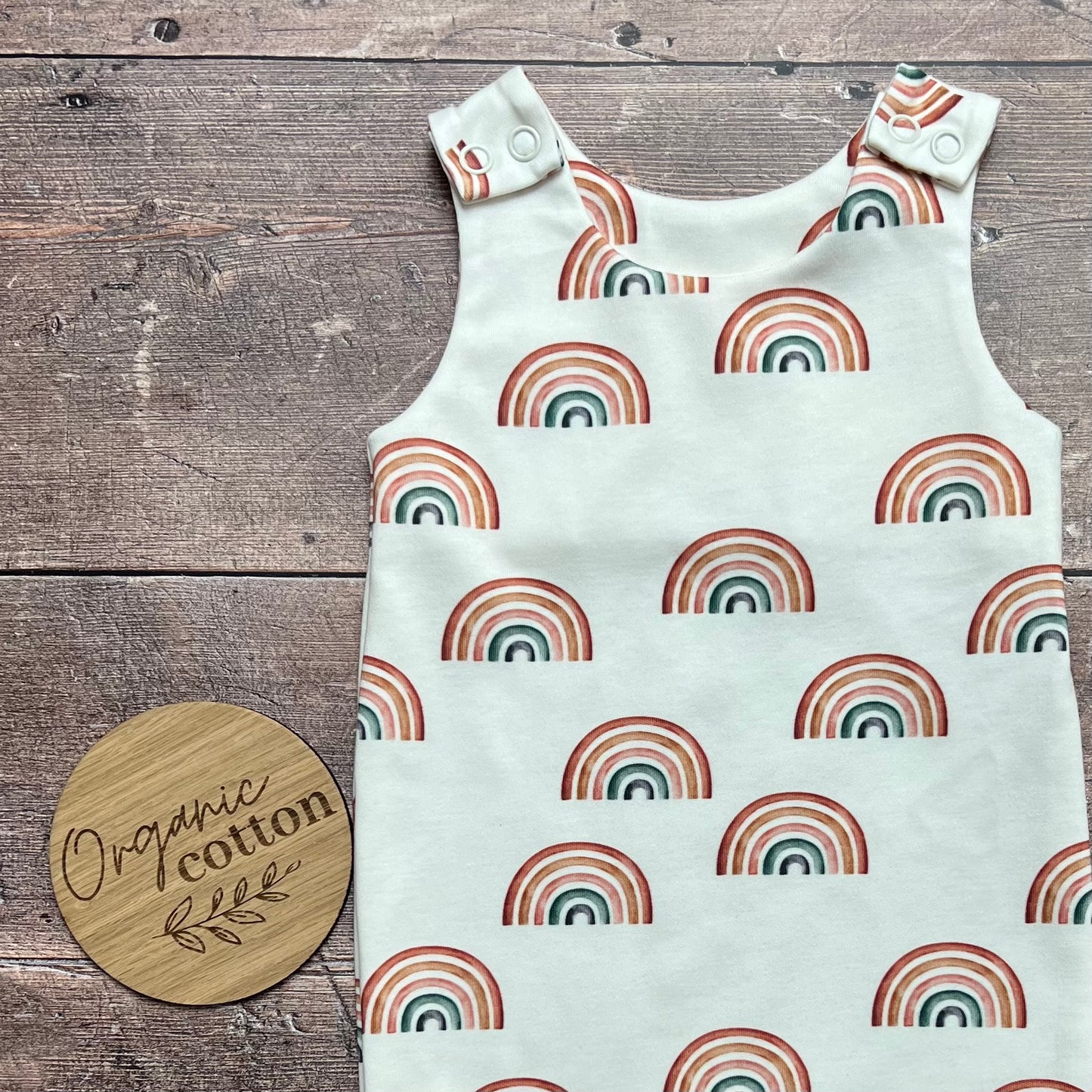 Rainbows Romper 3-6m