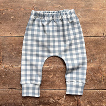 Load image into Gallery viewer, Denim Gingham Harems
