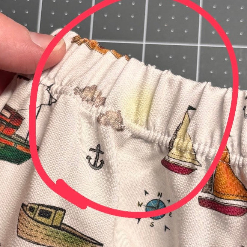 Perfectly Imperfect Fishing Boats Toddler & Child Pocket Trousers 1-2 years