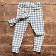 Load image into Gallery viewer, Denim Gingham Leggings
