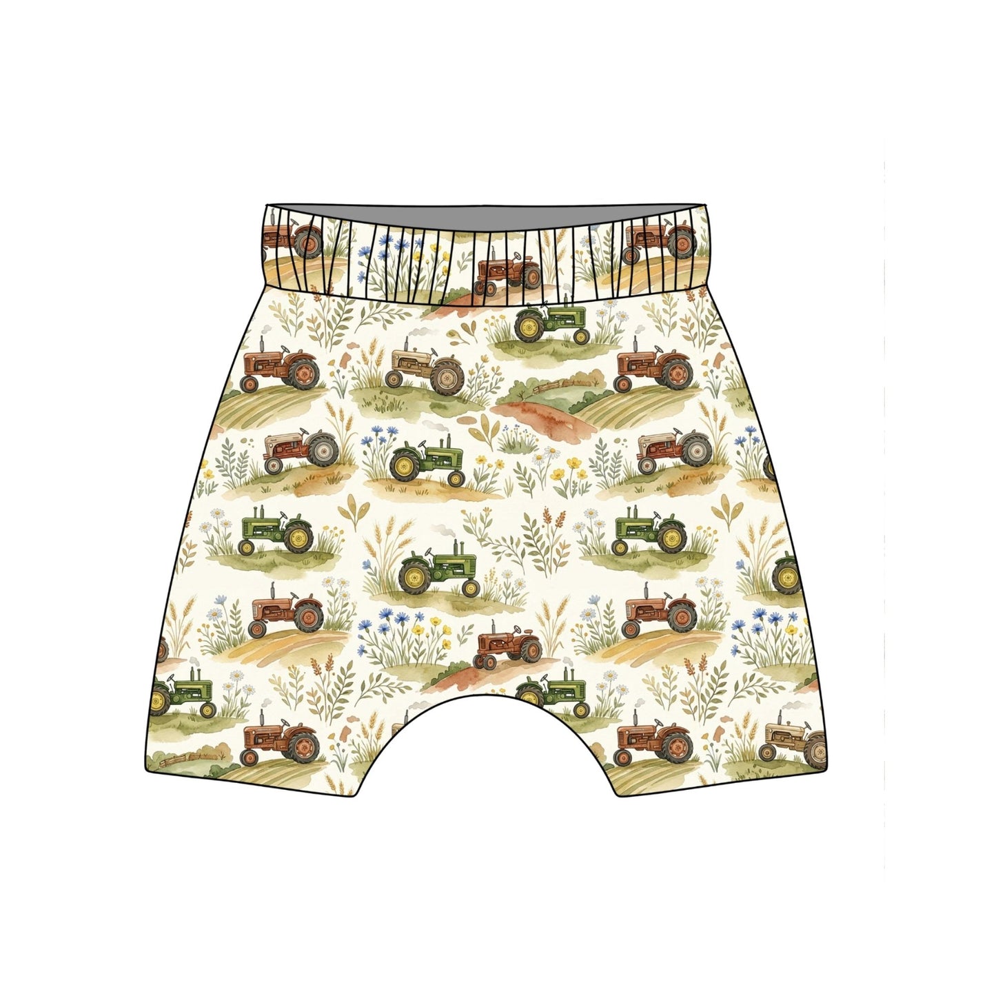 Harvest Fields Child & Baby Shorts - Rolled or Hemmed