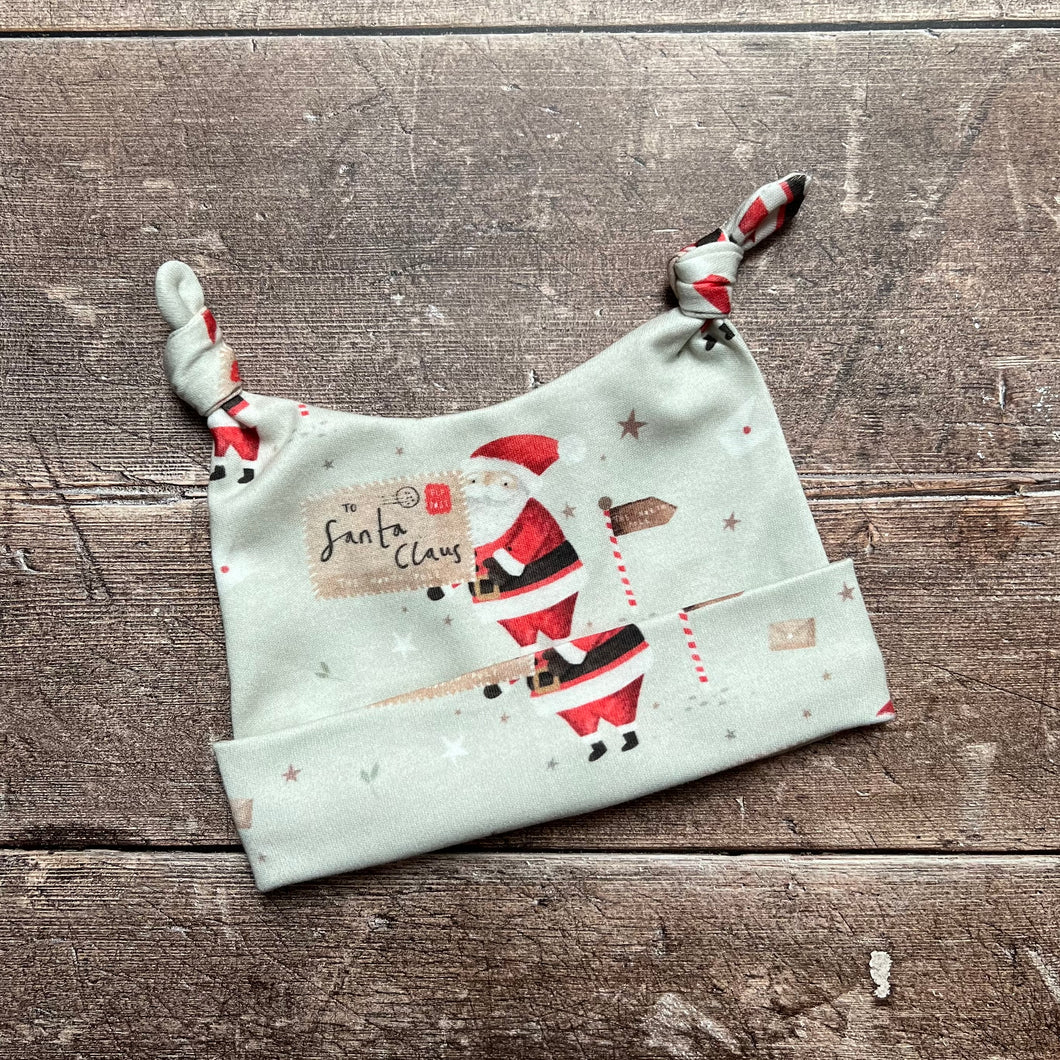 Letters to Santa Double Knotted Hat - 0-3m
