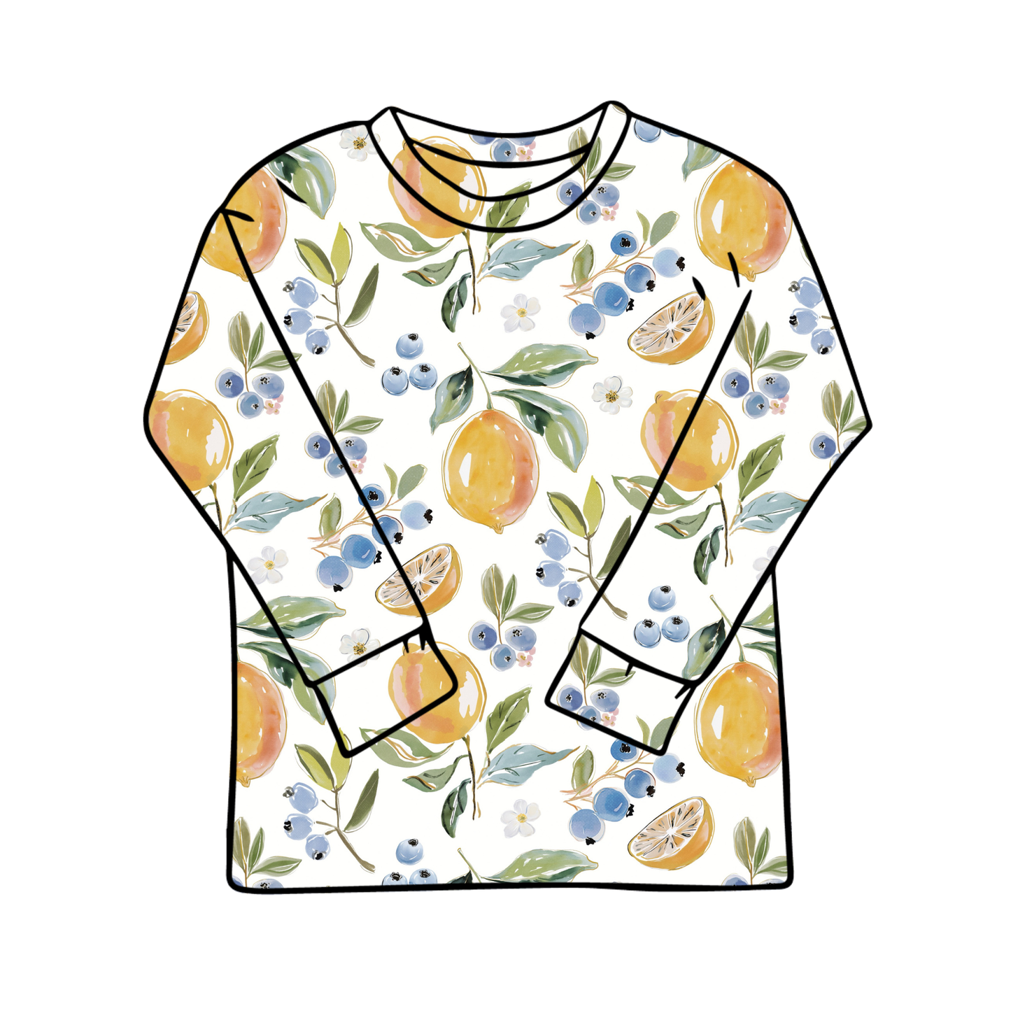 Fresh Lemons Child & Baby T-Shirt - Short or Long Sleeve