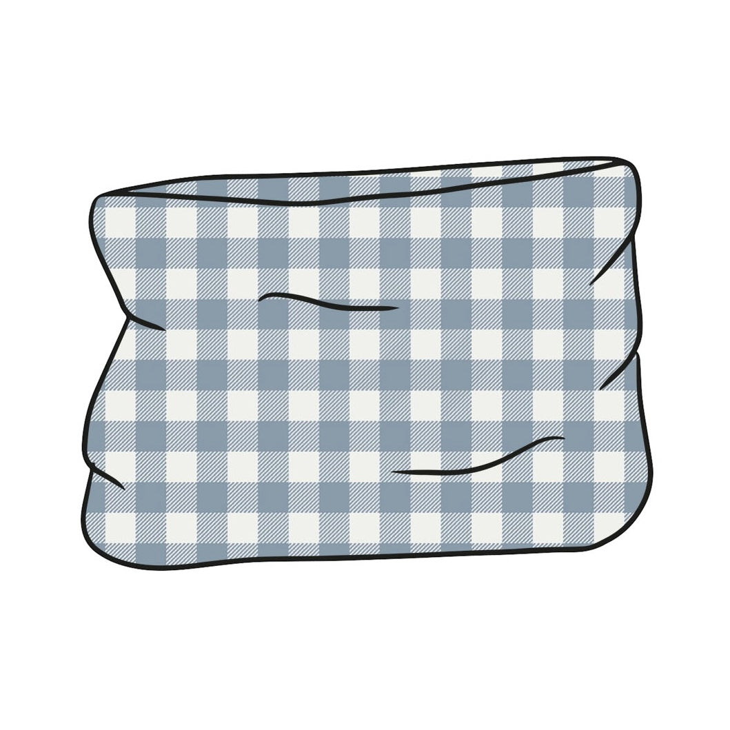 Denim Gingham Snood