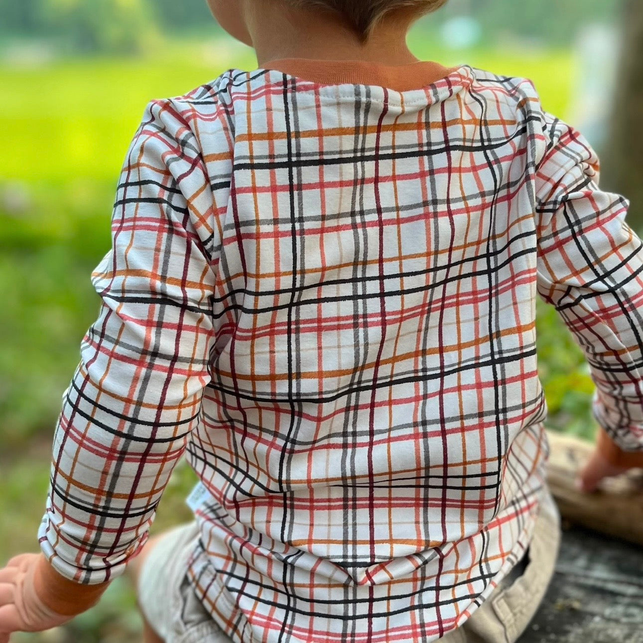 Rustic Plaid Child & Baby T-Shirt - Short or Long Sleeve