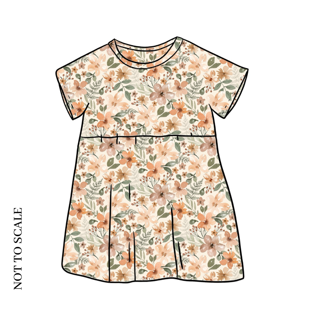 Floral Garden T-Shirt Dress