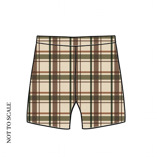 Wild Wood Check Lounge Shorts