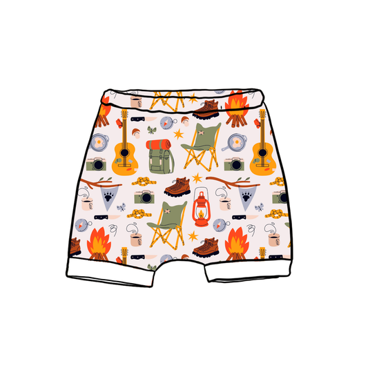 Camping Child & Baby Shorts - Rolled or Hemmed