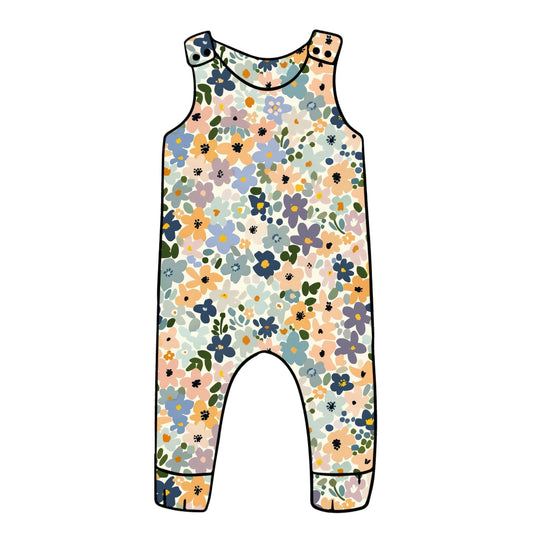 Wildflower Confetti Child & Baby Full Length Romper