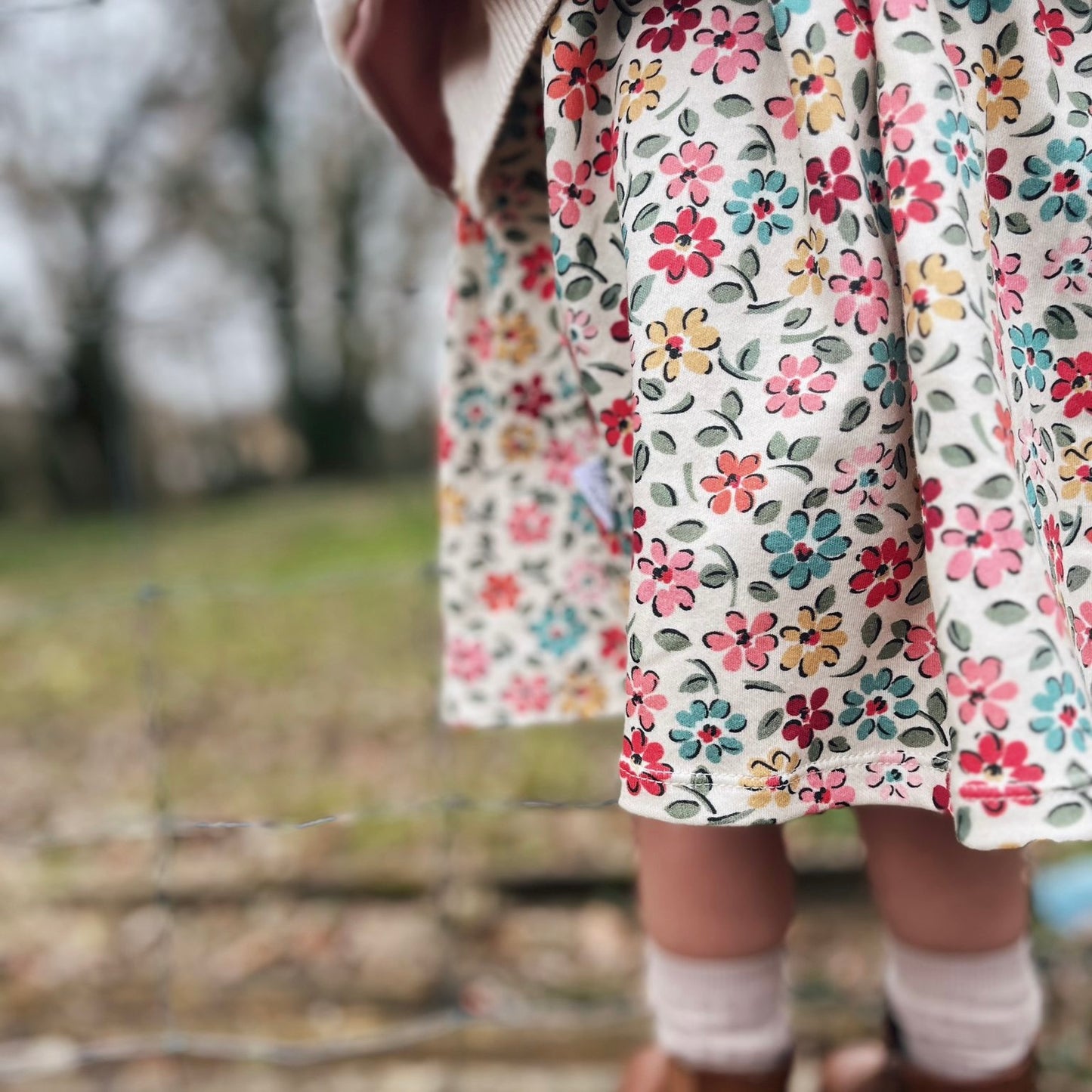 Ditsy Floral Child & Baby Sleeved Dress - 3 options