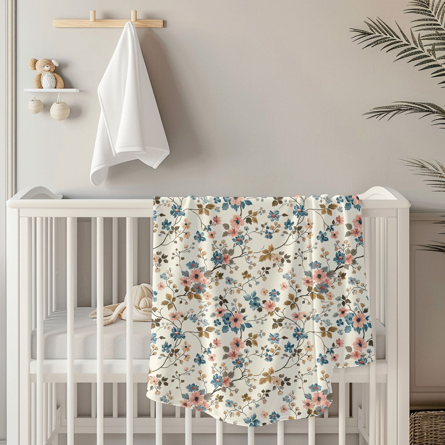 English Garden Toddler & Child Sherpa Blanket